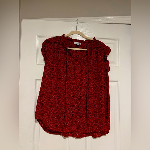 Carolina Belle Red Floral Blouse - Picture 1 of 2